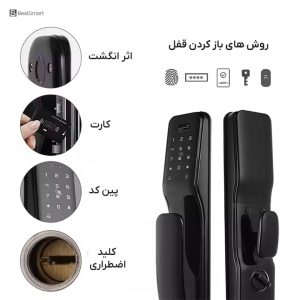 نگاره روشهای باز کردن قفل دیجیتال تویا مدل M300